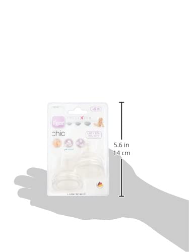 حلمة رضاعة الاطفال من تيجيكس، شفاف