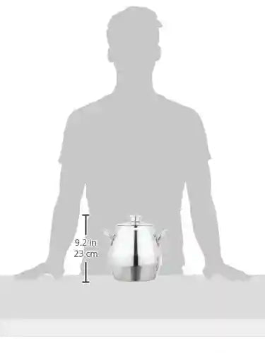 El Dahan beans cooking pot 18/10 with s.s. handle - 2 cm - Safqqa Egypt