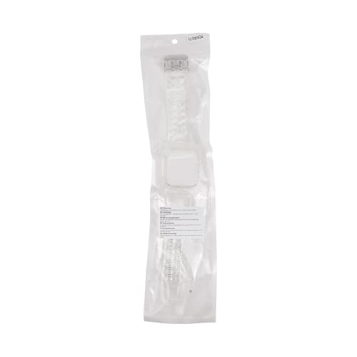 ACOCOBUY Compatible with Apple Watch Band 45mm 44mm 42mm, Replacement Bands for Smartwatch Apple Watch Band for iWatch Series SE/8/7/6/5/4/3/2/1- Clear