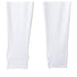 Cool plain elastic waist embroidered logo under pants for men - white- 82 x 85 in