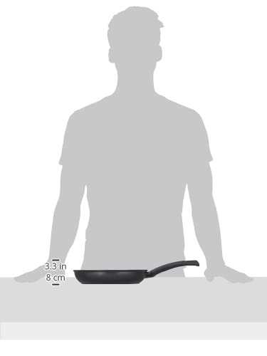 Illa Cook on Rock Deep Frying Pan, 24 cm - Black