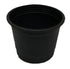 20cm Black Planter - Set of 1 Piece Black plant pots, from Macrame Art Space- No Box - Safqqa Egypt