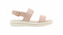 Sprox Open Toe Side Buckle Contrast Sole Flat Sandals for Women