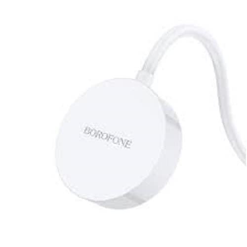 Borofone BQ13 wireless charger for iWatch - white, USB