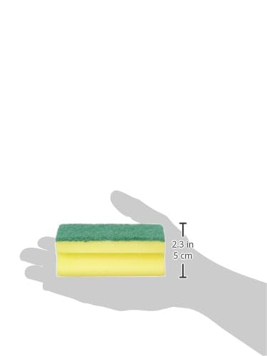 Clean It Multi-Purpose Cleaning Sponge – Dual Color Scrubbing Sponge (Yellow & Green)