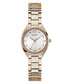 Guess Women’s Watch with Rose Gold Tone Case, White Dial – Quartz