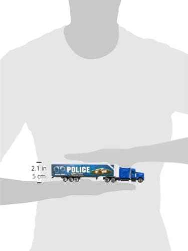 Model Police Truck - Blue