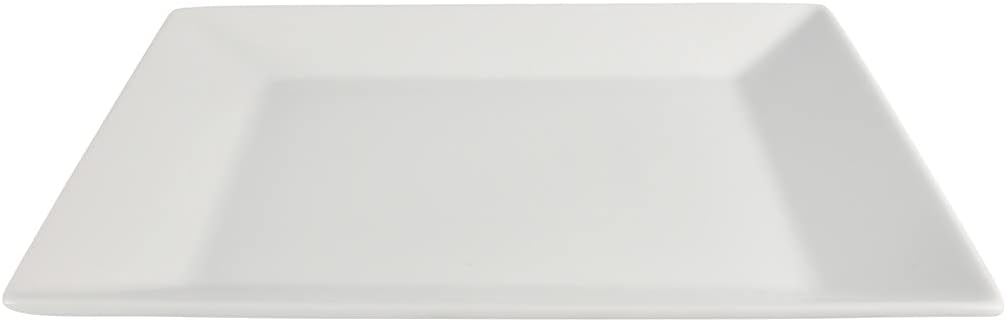 طبق مربع من رويال بورسلين – 28.5 سم. مصنوع من البورسلين عالي الجودة، آمن لغسالة الصحون والميكروويف