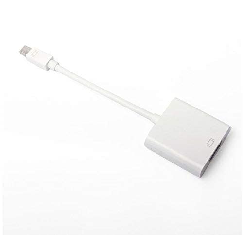 Generic Mini DisplayPort Adapter Cable for MacBook Pro – Video Converter (White)