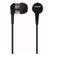 Maxell KX 2507 Stereo Earbuds Headphones with Mic and AUX Plug, Cord Length 1.2 Meters - Black