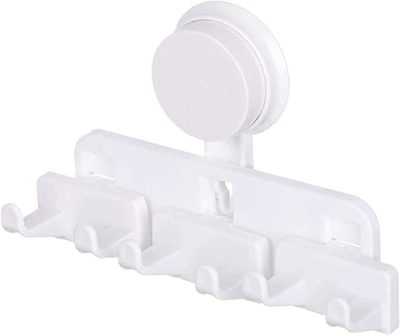 El-Yassin Easy-to-hang cleaning tool holder with 6 hooks • Keeps cleaning tools organized and accessible