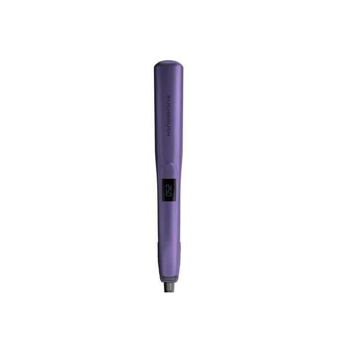 Rush Brush Straightener PurpleTitanium Plates, 250°C, 18 Heat Level, MHM Plate Fast Heating