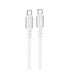 Hoco X85 Strength Silicone Fast Charging & Data Transmission Cable (60W – 3A – 1M) – USB-C to USB-C