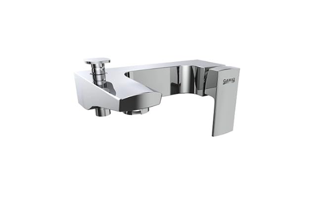 Gawad Shower Faucet, Wall-Mounted Bathroom Shower Mixer, Silver Finish- Damage Box