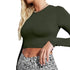 Sportswear- Crop Sport Top Long Sleeves