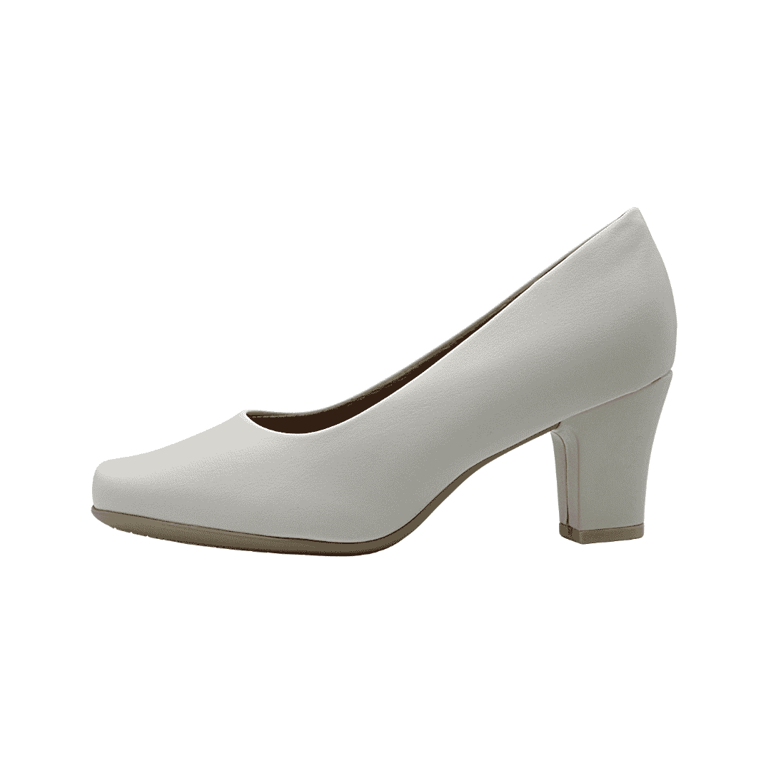 PICCADILLY Women Mid Heel Shoes White Elegant Comfort Pumps – Safqqa Egypt
