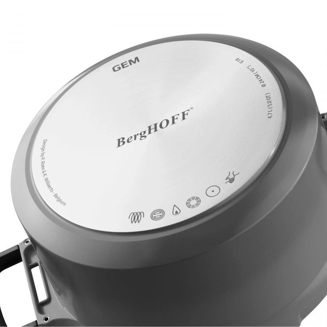 BergHOFF Covered Stay-Cool Casserole Grey - Safqqa Egypt