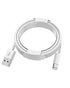 Ellies Apple MFi Certified iPhone Charger Cord 1M Lightning Cable Fast Charging High Speed Data Sync USB Cable Compatible with iPhone 13/12/11 Pro Max/XS MAX/XR/XS/X/8/7/Plus/6S iPad AirPods, white - Safqqa Egypt