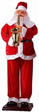 Santa Claus Statue - Life-Size Animated Christmas Outdoor Decoration with Music and Dancing
