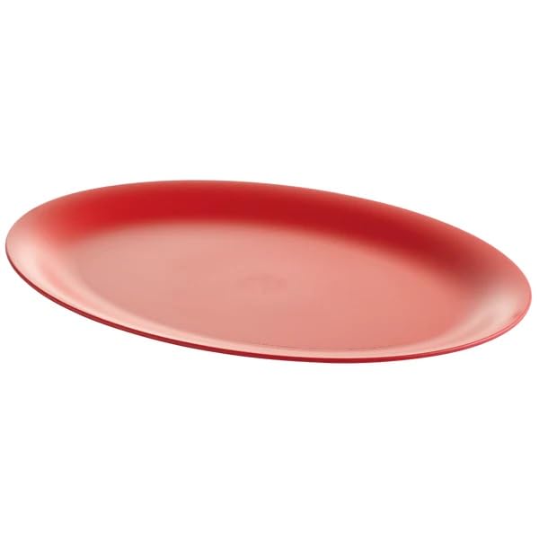 M-DESIGN Lifestyle 56-Piece Red Dinnerware Set – Complete Tableware for Family Dining