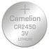 Camelion 13005450 - Lithium Knopfzellen-Batterie CR2450 mit 3 Volt Pack Of 5