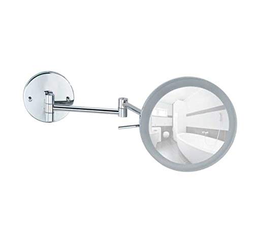 مرآة الحائط المزودة بإضاءة LED من وينكو Power-Loc Aura تجمع بين الأناقة والوظيفة والإضاءة الحديثة للحمام أو غرفة الملابس. تتميز بإضاءة LED مدمجة توفر إضاءة ساطعة ومتساوية لتسهيل وضع المكياج