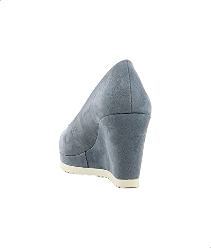 Sprox Basic Round Toe Slip-On Wedge Shoes For Women