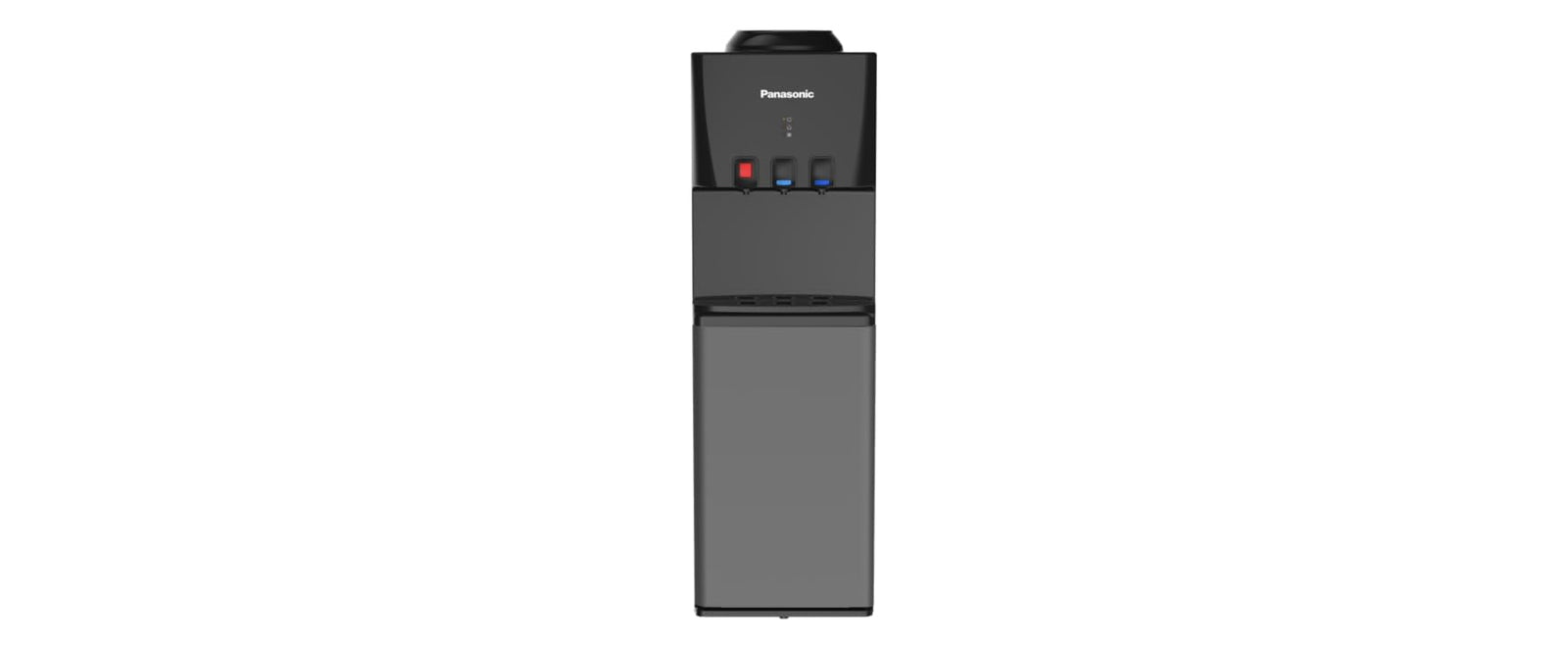 Panasonic Top-Loading Water Dispenser with Built-in Fridge, 20L – Black