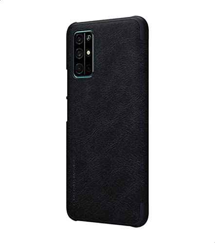 NILLKIN QIN LEATHER FLIP COVER FOR HUAWEI HONOR 30S - BLACK