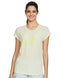 Adidas Women's 3 BAR T-Shirt HD9573 - Almost Lime (Short Sleeve)