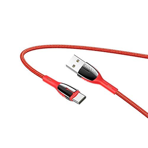 Hoco u89 - charging data cable type-c - for samsung huawei oppo xiaomi - red