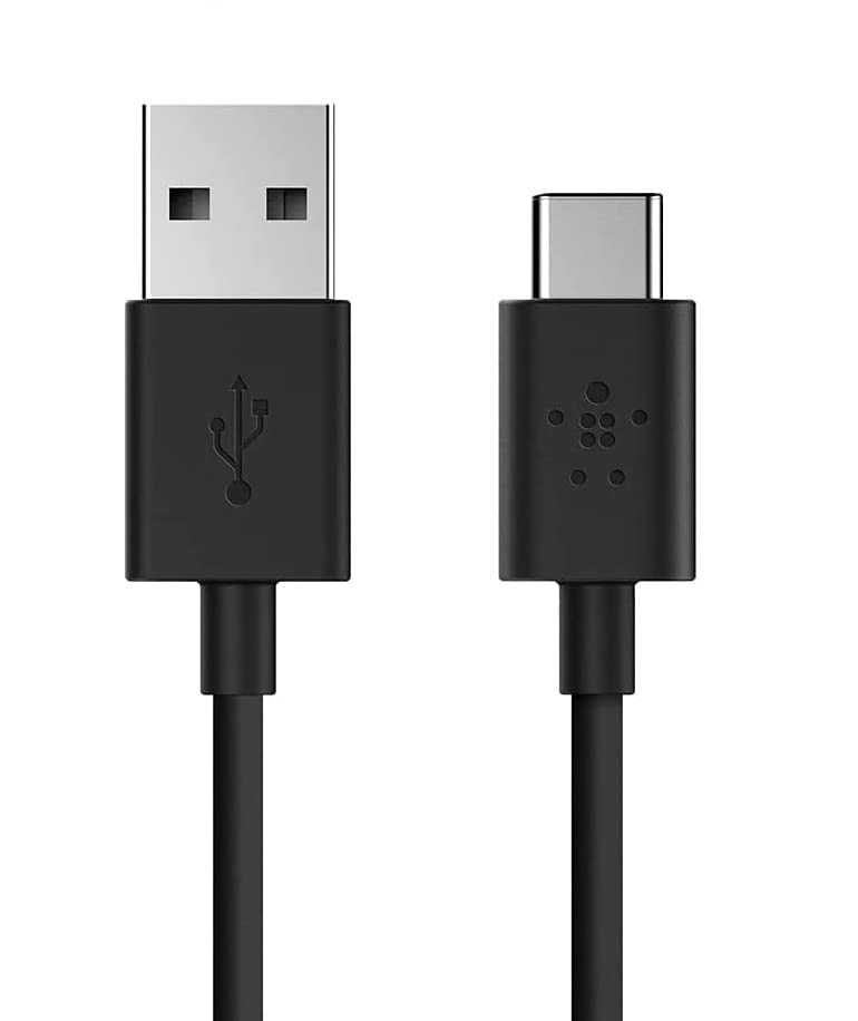 Keendex kx 2517 usb 2.0-a to type c charge and data transfer cable,1 meter - black