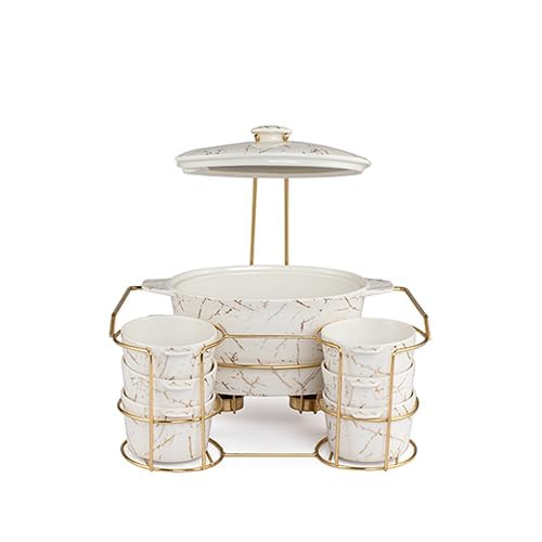 Lotus Olija Soup Mug Set – 24 Pieces (Plates & Bowls Set)