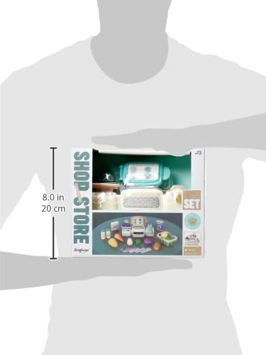 لعبة سوبر ماركت تعليمية للأطفال مع كاشير وملحقات ممتعة