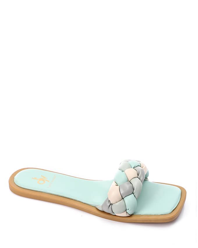 dejavu womens GER-DJTT-039 JSP-DJTT-006 Flat Slipper
