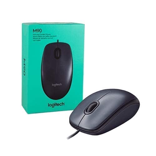 Logitech M90 USB Wired Mouse – PC & Laptop