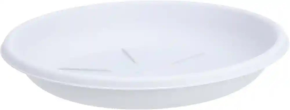 طبق زراعة دائري من باما مصنوع من البلاستيك، اوف وايت، صنع في إيطاليا، 20062