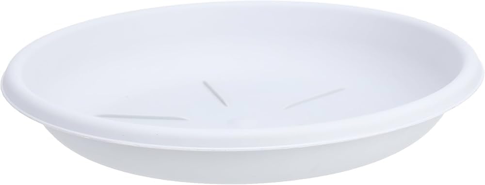 Bama Round For Garden, 20062, Off White, Plastic - Made In Italy