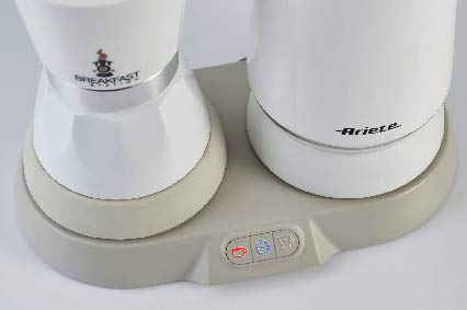 Ariete 1344 Breakfast Station – 3-in-1: Moka Pot, Kettle & Milk Frother