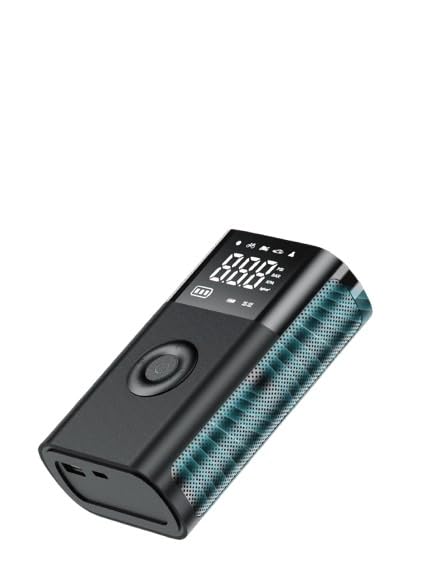 ضاغط هواء رقمي Superdrive محمول 4000 مللي أمبير مع باور بانك وكشاف للسيارة