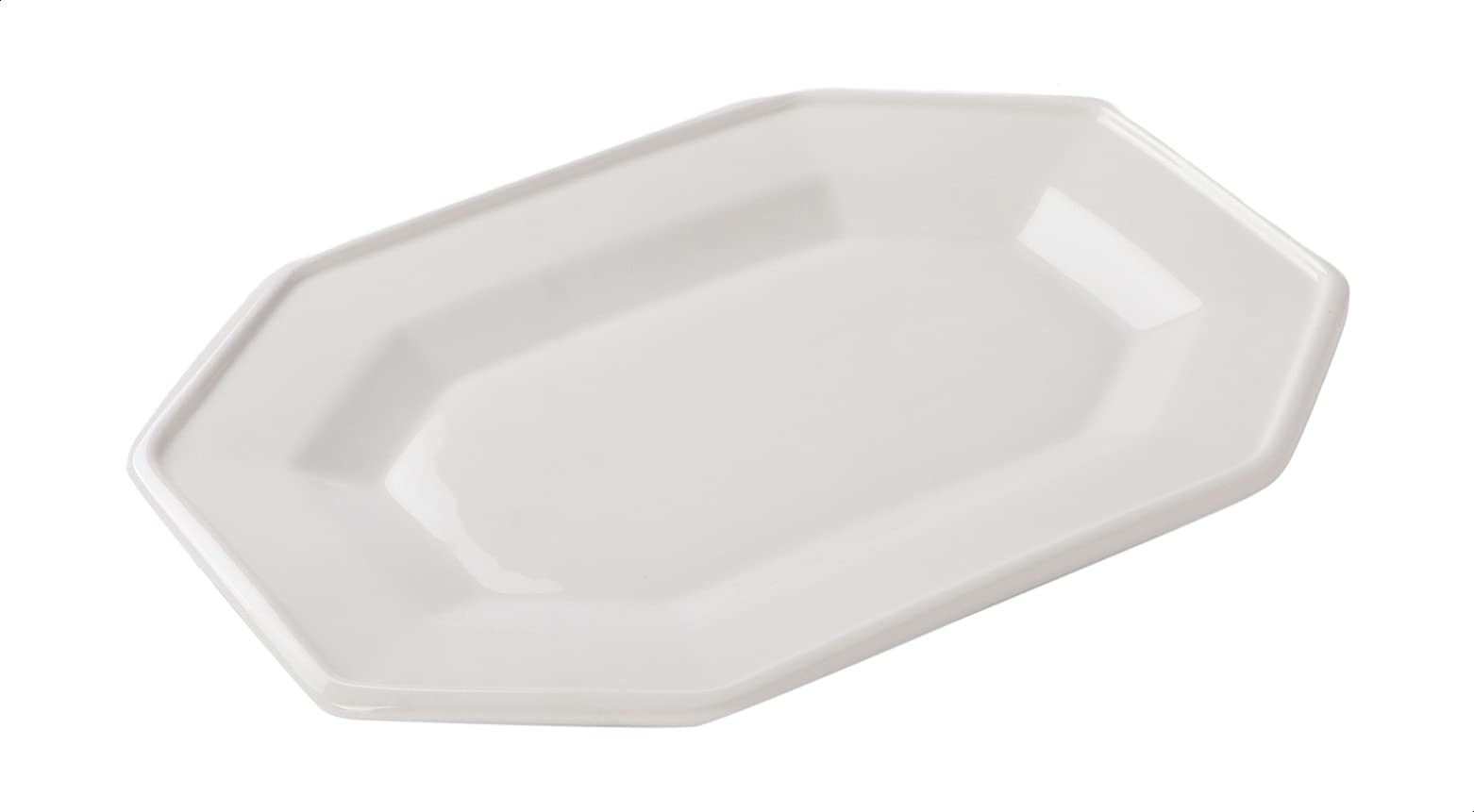 Home Porcelain Serving Plate, 35 cm - White