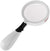 CAPXXIN 90mm Handheld Magnifying Glass HD Reading Lens White