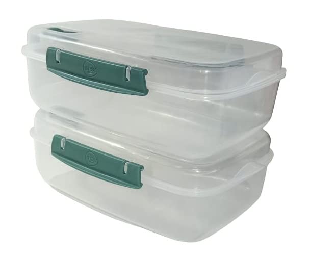Max plast Plastic Food Container With Lid,  Multi Color – Safqqa Egypt