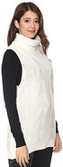 Carina High-Neck Sleeveless Pullover with Ribbed Trim for Women