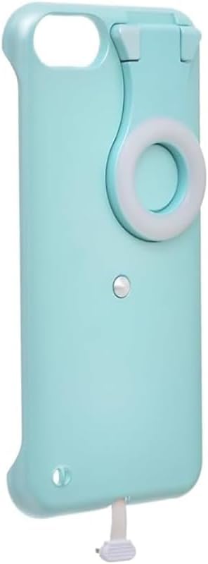 accessories shop Plastic Smart Back Phone Protection Case With Selfie Fill Light And Soft Light Eye Protection Compatible With Iphone 6/7 / 8G - White
