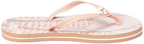 Shibshibi Rubber Flip Flop Slipper Womens With Rose Fabric Strap For Women - Safqqa Egypt