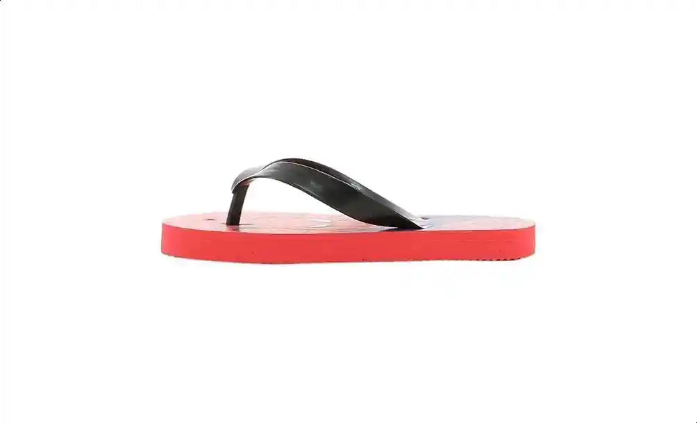 Leomil Spiderman-Print Flip Flops For Boys - Red and Black