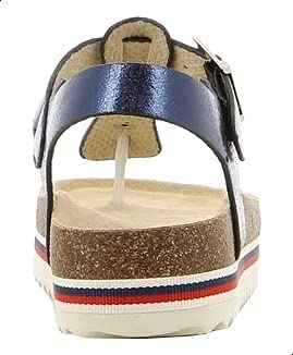 Sprox Buckle-Strap Metallic Toe-Post Flat Sandals for Girls - Safqqa Egypt