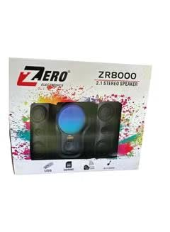Generic Zero Subwoofer 2.1 ZR 8000 – Bluetooth Speaker with USB & Memory Card, Remote – Black