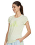 Adidas Women's 3 BAR T-Shirt HD9573 - Almost Lime (Short Sleeve)